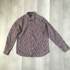 J CREW MENS SHIRT BUTTON DOWN LONG SLEEVE COLLARED LARGE